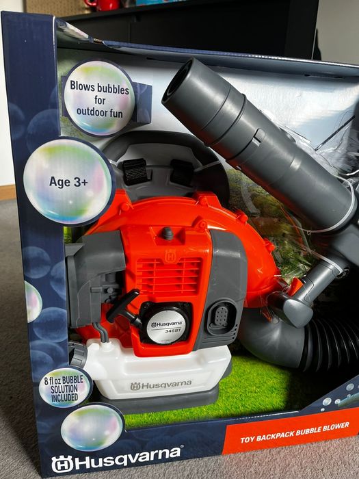 Toy Backpack Bubble Blower Dmuchawa Plecakowa Do Baniek Mydlanych