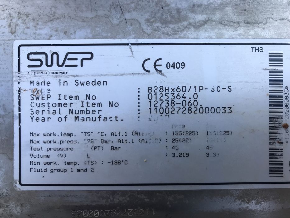 Распродажа Теплообменники оригинал фрион