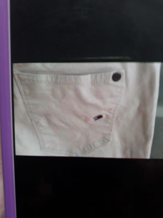 spodnie damskie białe jeans Tommy Hilfiger denim ruby, r.27