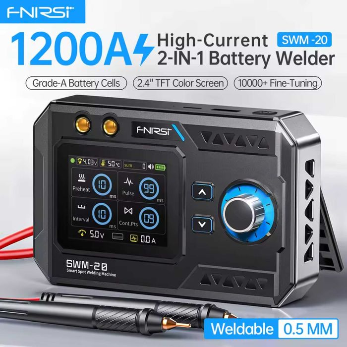 Fnirsi SWM10 SWM20, 50/80 Gear, Awithz H1 H2 UK3 аппарат точечной сварки, кейс