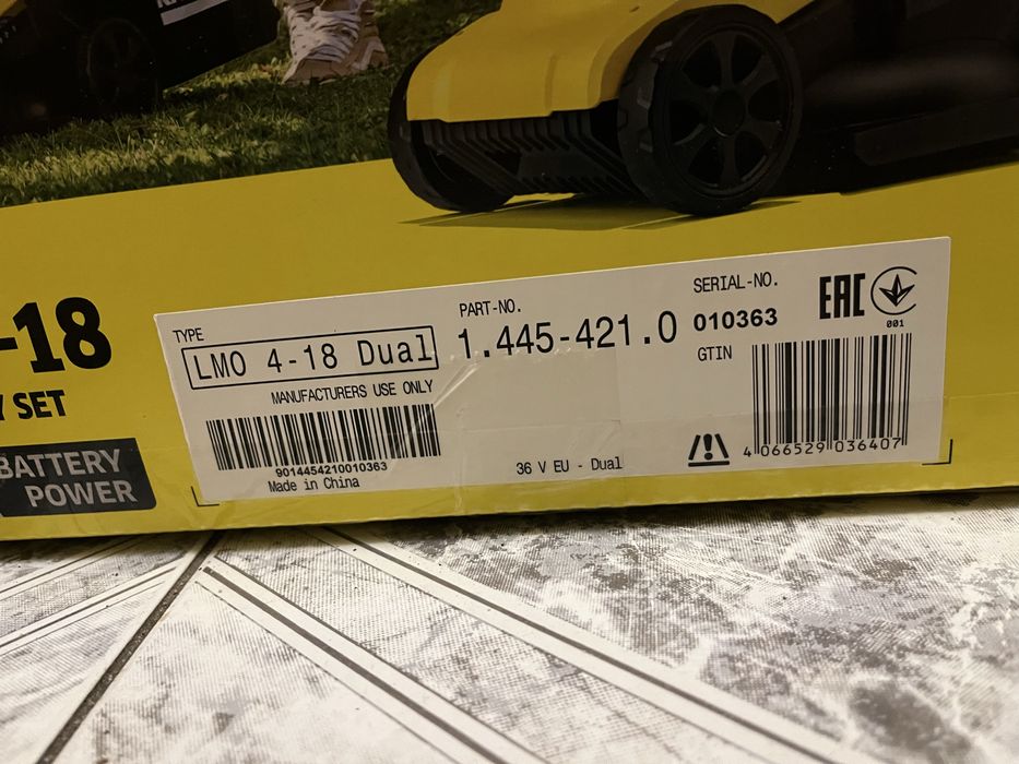 Kosiarka Karcher bezprzewodowa  LMO 4-18 dual battery