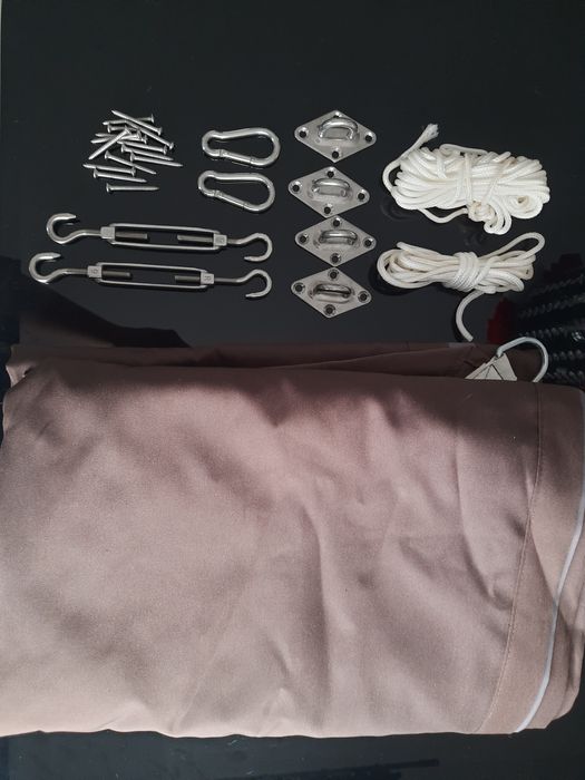 Żagiel przeciwsłoneczny 3x4m dwustrony