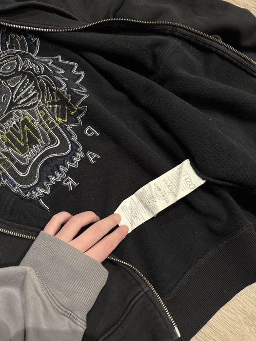 Зип-худи kenzo KENZO big logo черный зипхуди