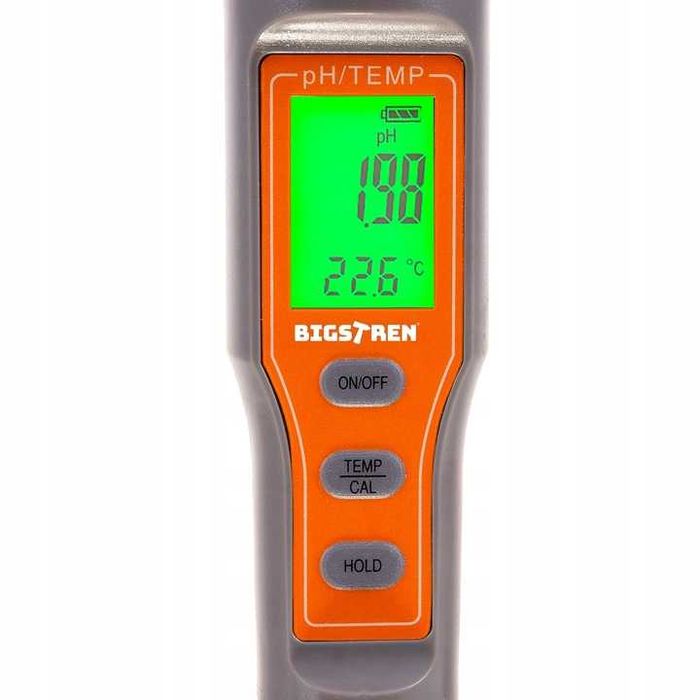MIERNIK PH Tester Kwasomierz Wody ATC Basenowy Termometr Elektroniczny