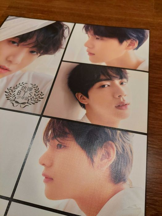 BTS K-POP Poster Group White Outfits