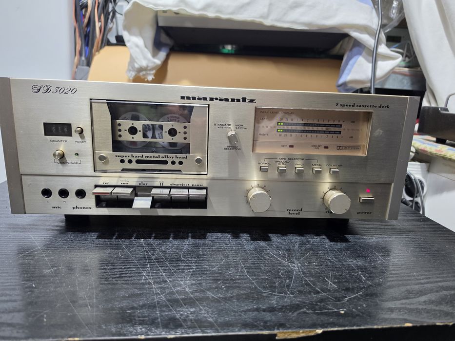 Marantz SD 3020 – Vintage Magnetofon Kasetowy 2-Speed | Class of 1980 | Sprawny / Stan BDB