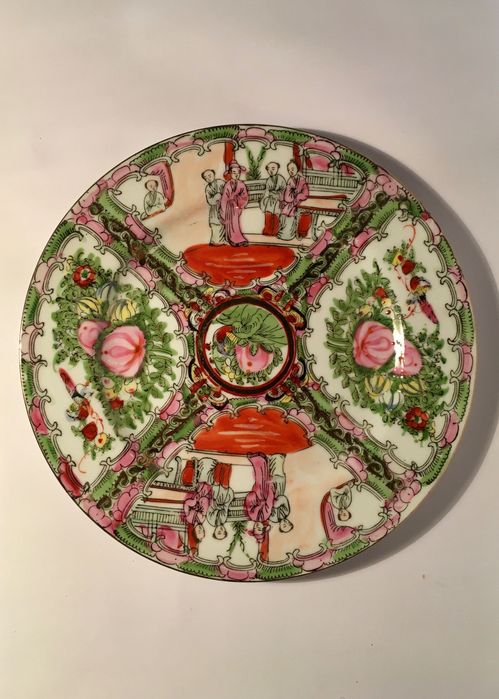 PORCELANA CHINESA - 26,3 cm/s - família rosa - séc. XX