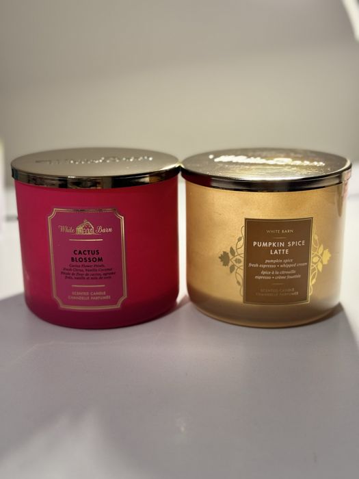 bath and body works пусті банки від свічок