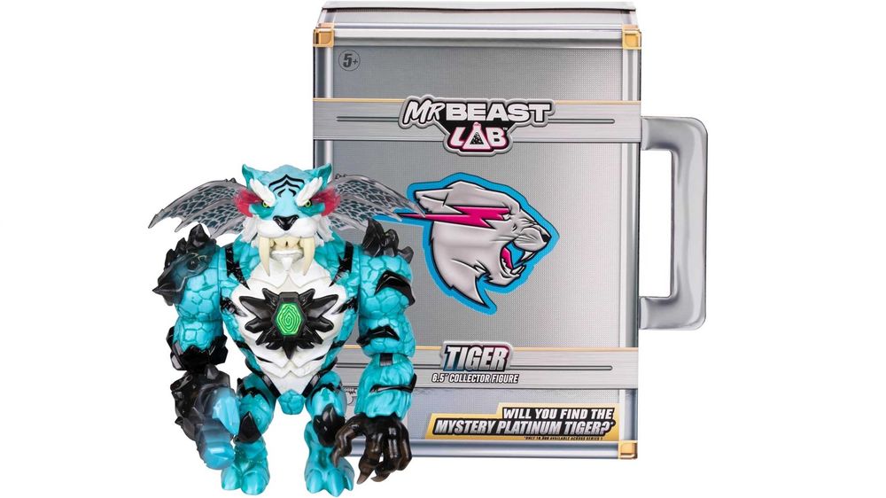Фігурка Тигра Містер Біст MrBeast Lab  Tiger Collector Figure