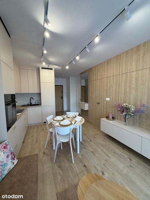 Wynajmę nowe mieszkanie wyposażone PREMIUM 37m2, balkon, kom. lokator.