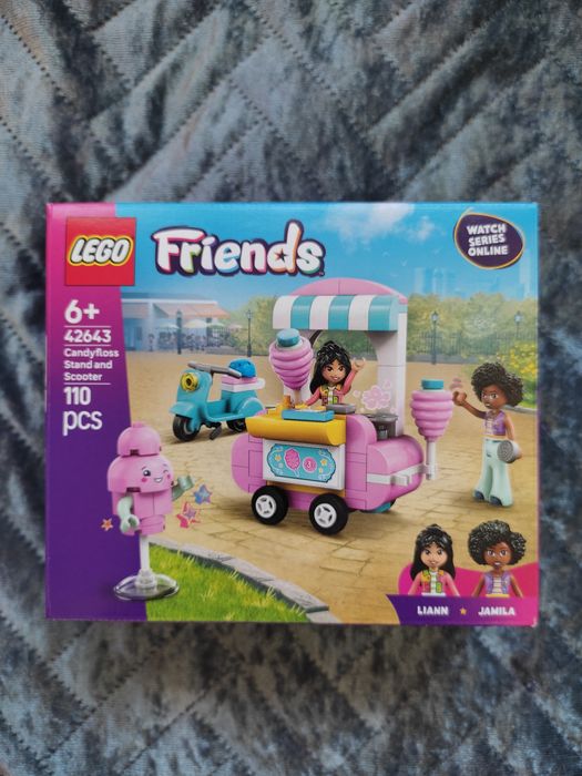 LEGO Friends 42643 Stoisko z watą cukrową i skuter