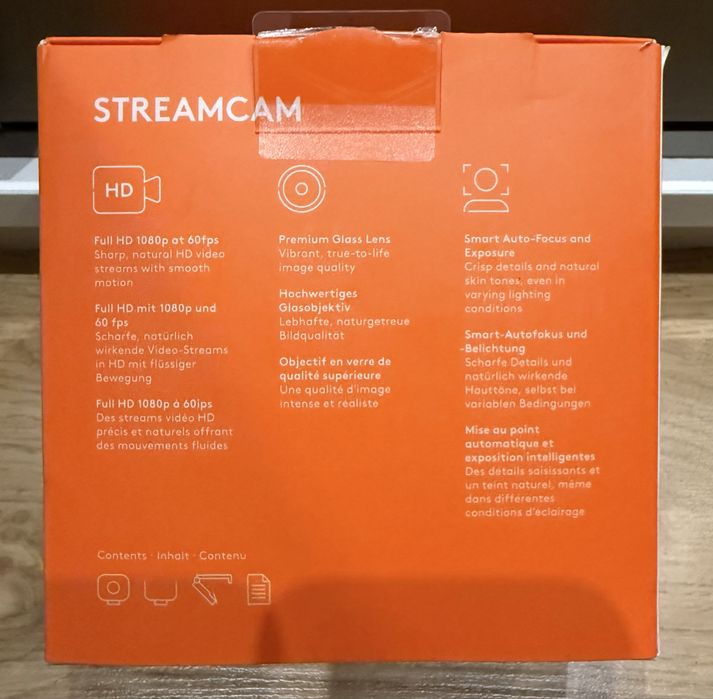 Kamera internetowa Logitech StreamCam 1080p 60fps – jak nowa