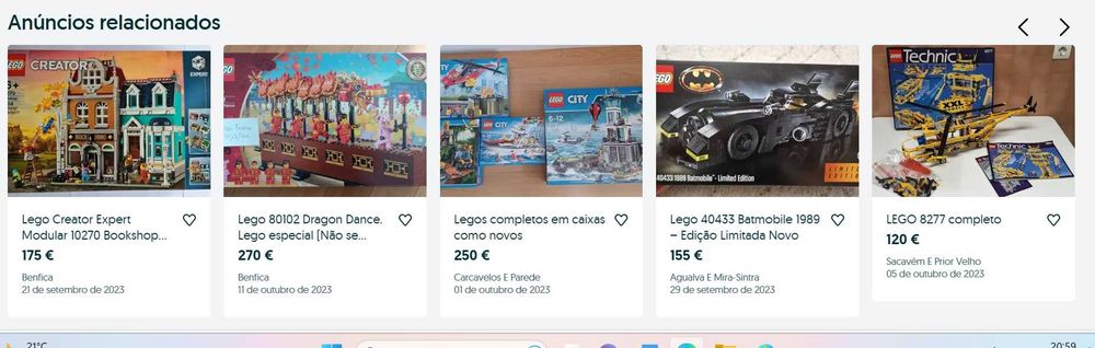 Lego +16 anos: avião/navio