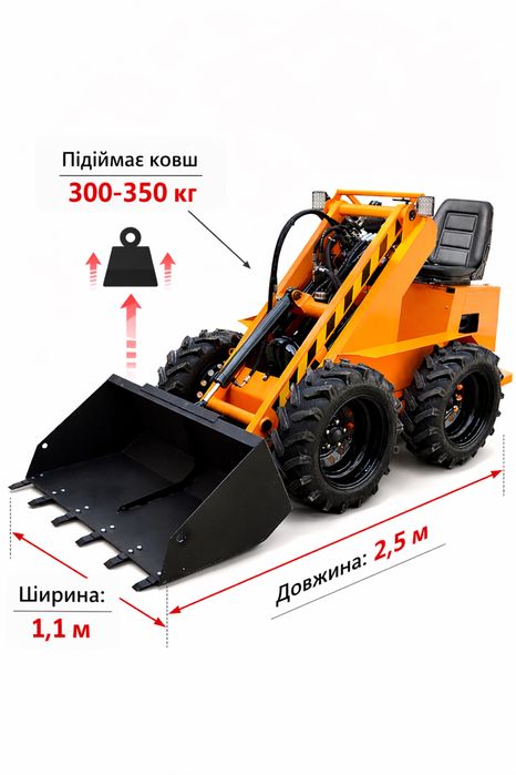 Послуги міні-навантажувача: 1 000 грн. - Услуги грузчиков Звягель