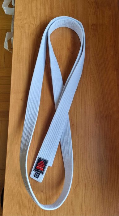 Biały pas Karate 280 cm