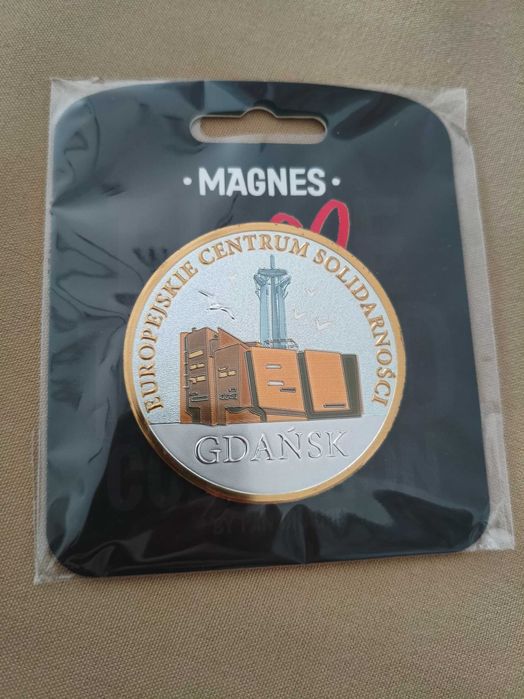 Magnes pamiątkowy - Europejskie Centrum Solidarności Gdańsk