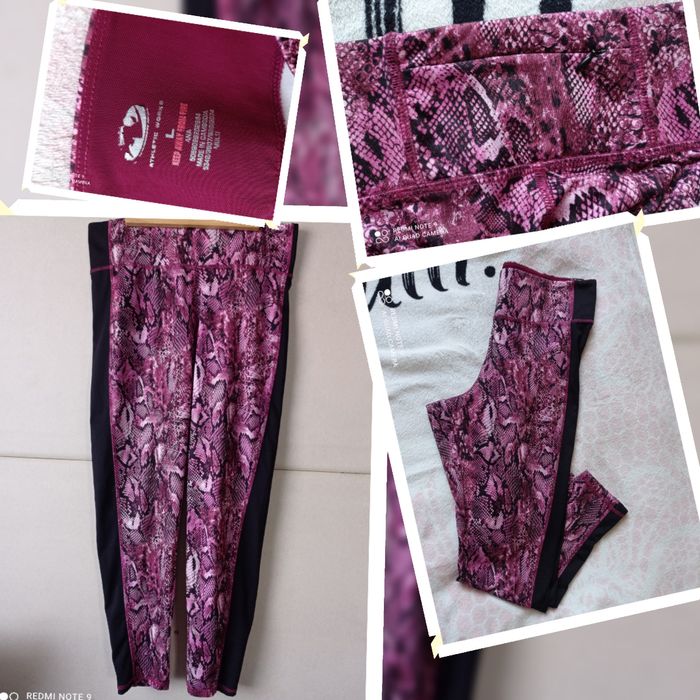 Athletic works legginsy do biegania jak nowe z tyłu kieszonka rozm.L