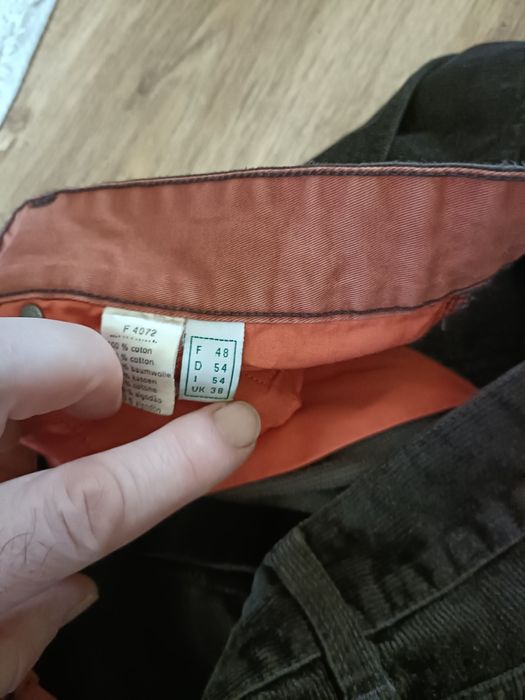 Spodnie Lacoste xl 48 jeansy Struksy brązowe L