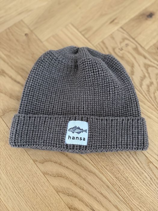 Nowa oryginalna czapka HANSA wełna merino!