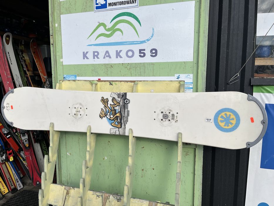 Deska snowboardowa O.Sin 158 cm. Serwis Krako59