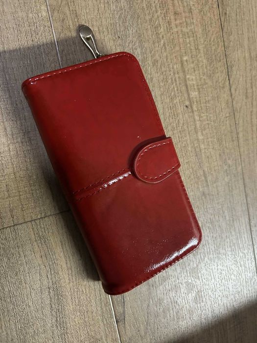 Portfel damski czerwony duży NOWY