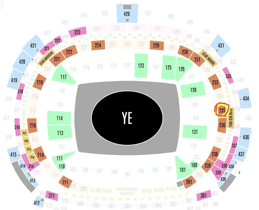 2 Bilhetes Kanye West (Ye) - Madrid, Espanha