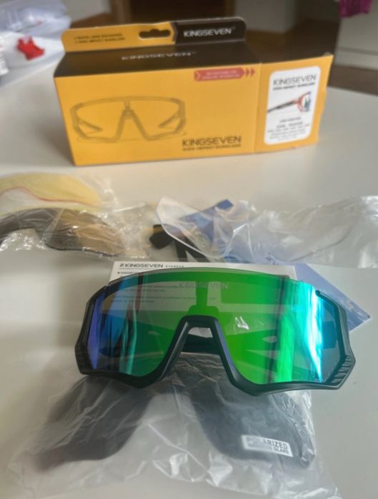 Porzadne Okulary sportowe rowerowe Kingseven 5 szkiet