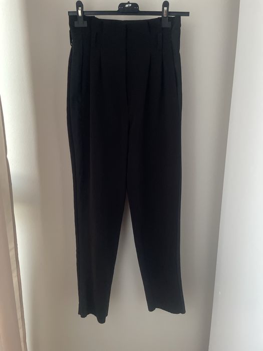 Czarne eleganckie spodnie HM rozmiar xxs