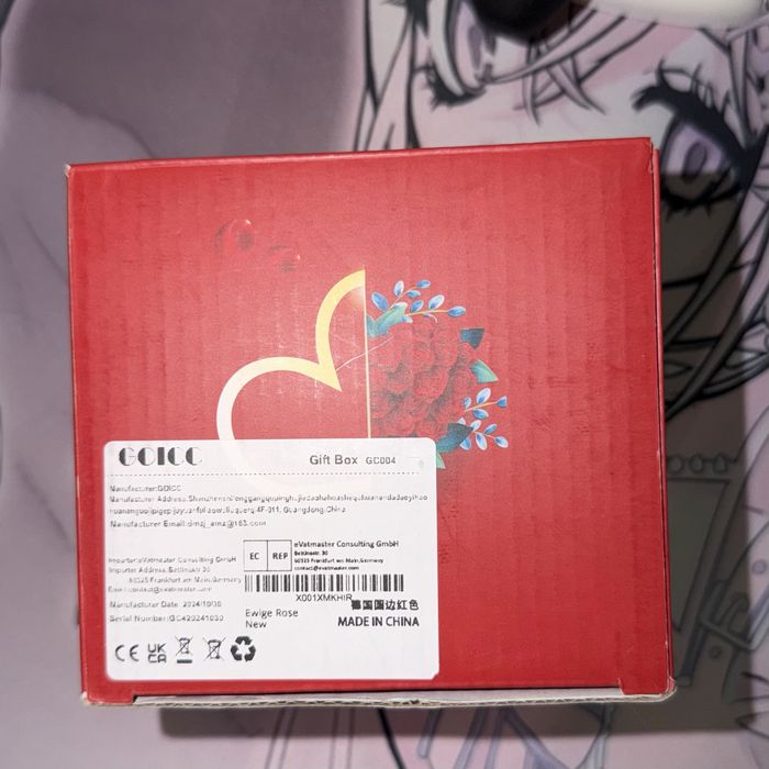 Подарунковий набір «Вічна роза» + кулон / шкатулка «Вечная роза»