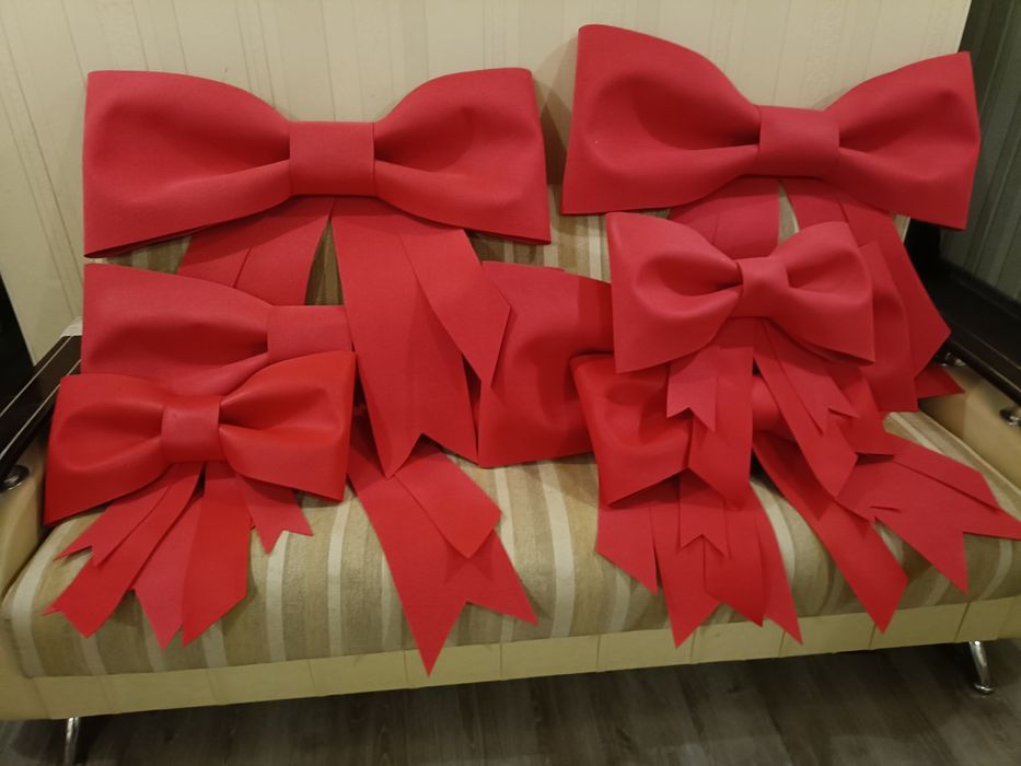 Бант на авто! Бант червоний, бантик, бант для авто, бант для декору