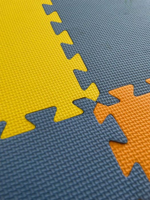 2 Tapetes puzzle de espuma multicor