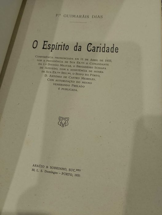 O Espírito da Caridade - Pe. Guimarães Dias