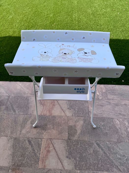 Banheira com muda-fraldas dobrável para bebé ib style