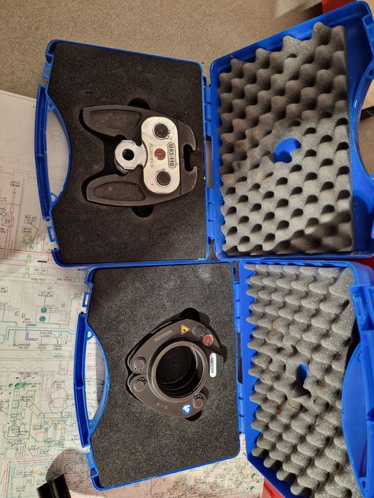 Szczęki U63 + Adapter Uponor Novopress Milwaukee Hilti