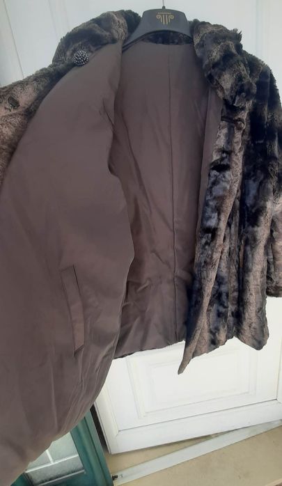 Casaco em pele mulher