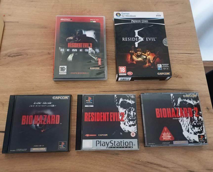 Resident Evil / Biohazard kolekcja PSX PC