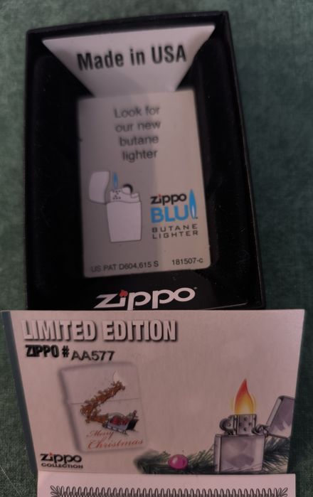 Isqueiro  Zippo Edição Limitada Natal #AA577- Novo