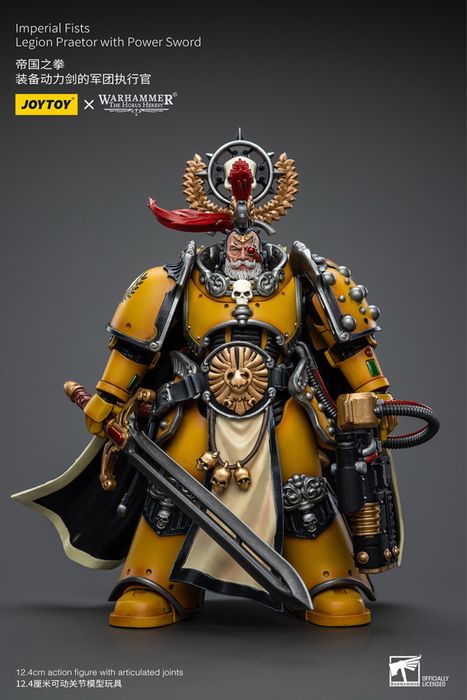 Фігурка warhammer40k JoyToy Imperial Fists Legion Praetor with Power Sword  1/18