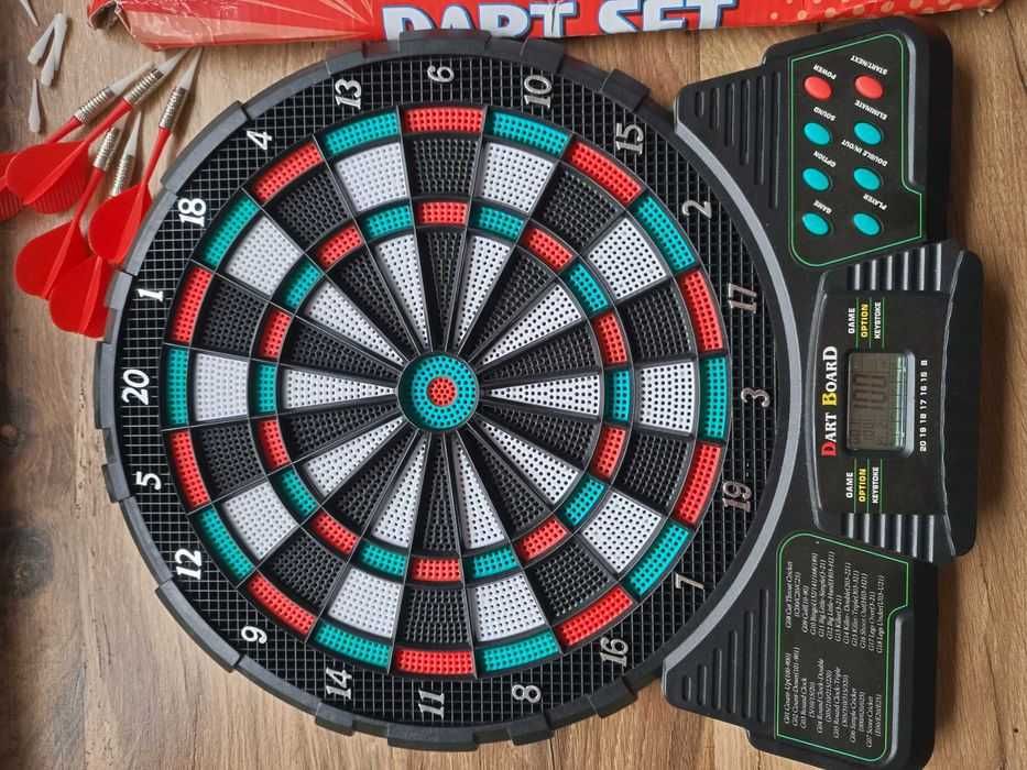 Elektroniczna Tarcza Dart Set game Gra Rzutki Lotki