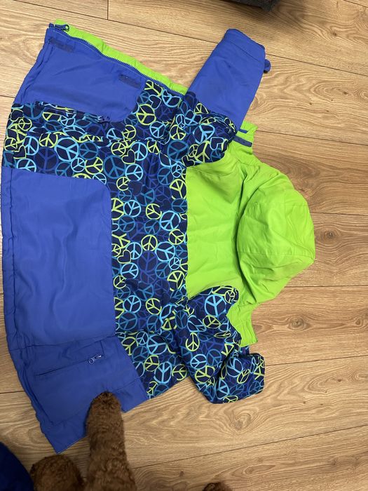 Роздільний комбінезон зимовий для хлопчика куртка штани 6-7 років