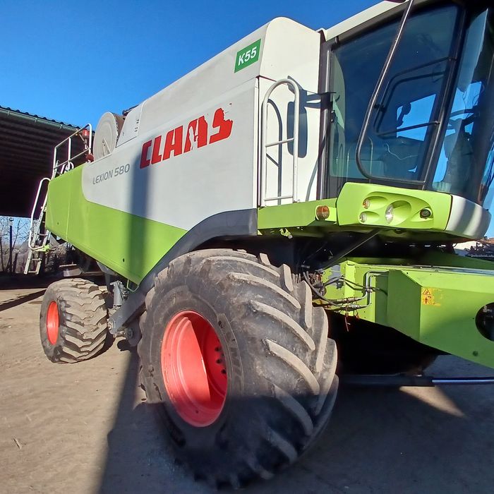 Claas lexion 580 + жатка 9м+ візок
