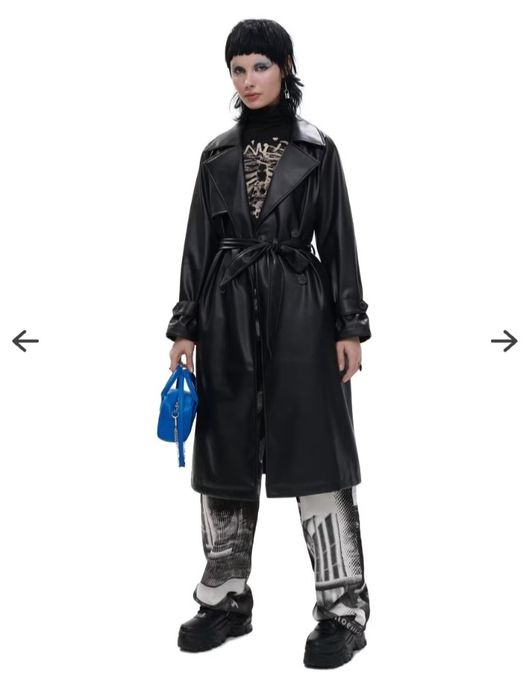 Тренч еко-шкіра Cropp