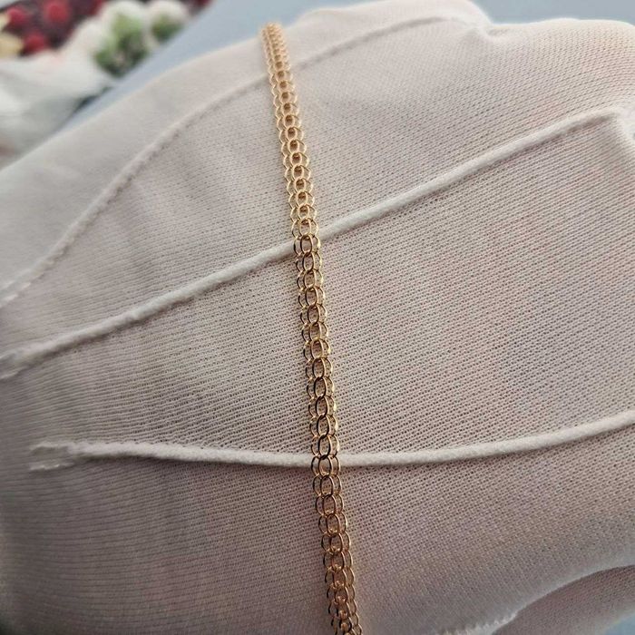 Золотой браслет золотий 2,28 гр 18,5 см браслет золото 585 проба