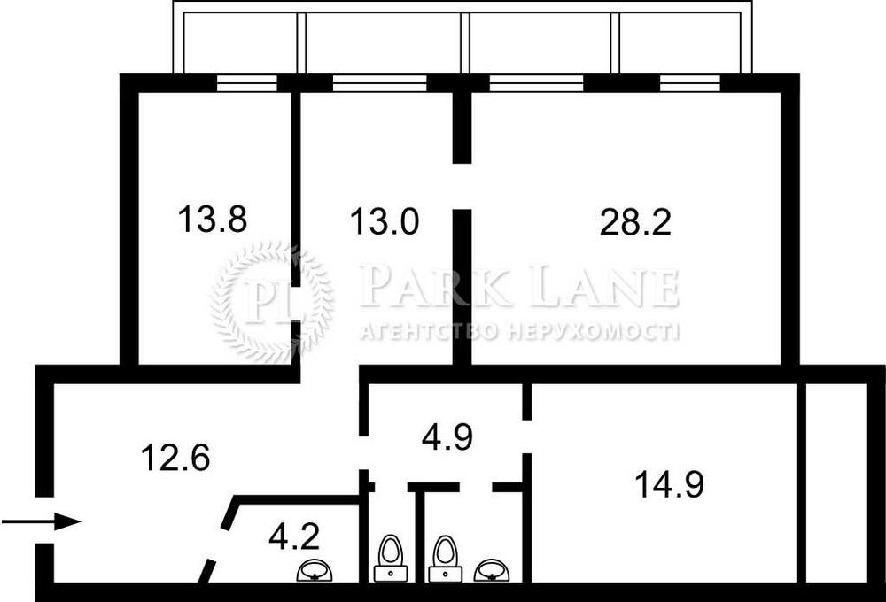 Комерційна нерухомість за адресою вул. Межигірська (площа 99 м²) - Atlanta.ua - фото 2