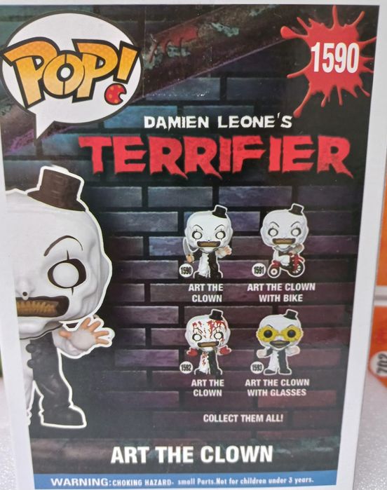 Terrifier filme de terror figura nova em caixa