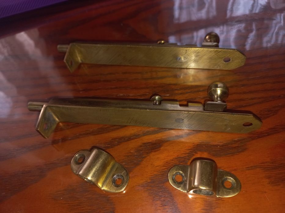 Бронзові шпингалети оконні. Старовинні.