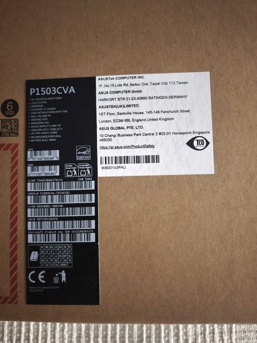 Computador ASUS expert book novo(selado) P1503CVA - 73CHDCB1