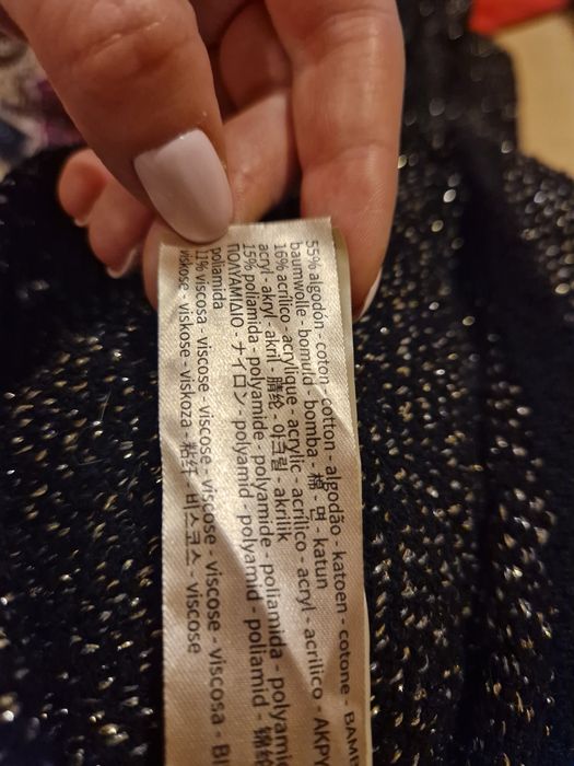 Błyszcząca sukienka Massimo Dutti, rozmiar S