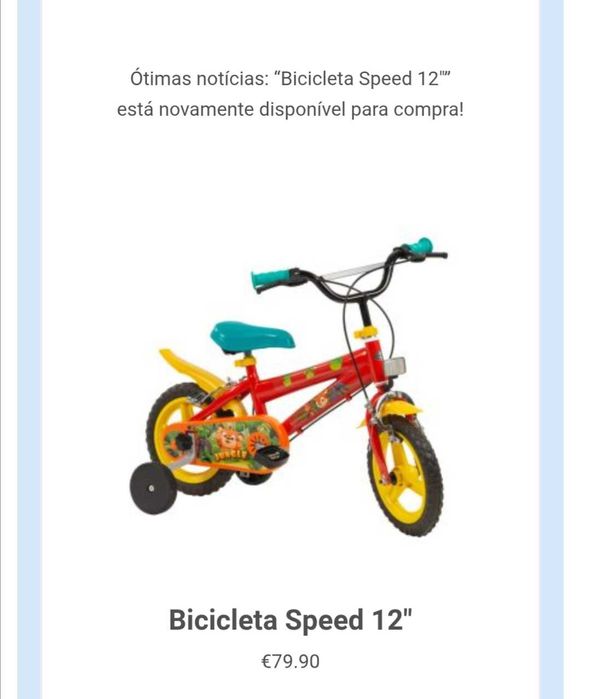 Bicicleta criança
