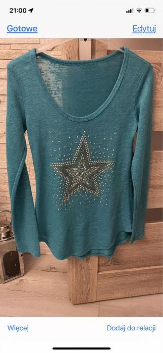 Bluzka ozdobne dzety s/m-20zl